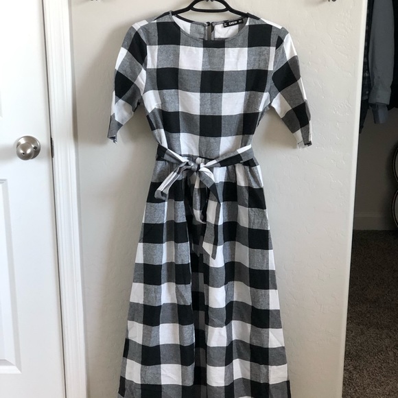 SHEIN Dresses & Skirts - Shein Buffalo Check Dress